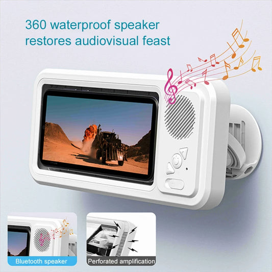 Waterproof Phone Holder Speaker